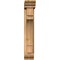 Ekena Millwork Merced Traditional Smooth Bracket w/ Offset Brace, Western Red Cedar, 5 1/2"W x 20"D x 32"H BKT0604X20X32MRC01SWR - alternate 2